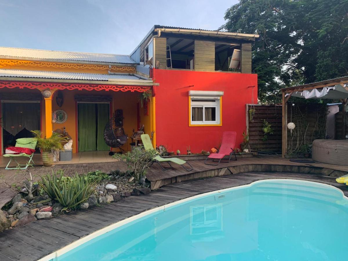 Kazamwe Chambre Hotes Apartment Petit-Bourg Luaran gambar